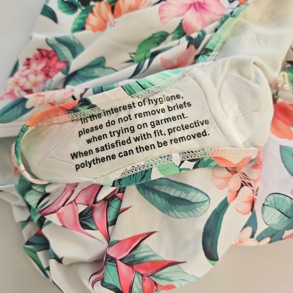 Tommy Bahama Tropi-Calling Bandeau One-Piece Swimsuit Size 16 - Picture 11 of 12